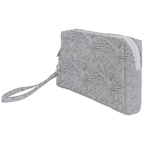 Light Grey Snake Wristlet Pouch Bag (Small) from ArtsNow.com