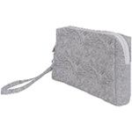 Light Grey Snake Wristlet Pouch Bag (Small)