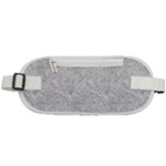 Light Grey Snake Rounded Waist Pouch