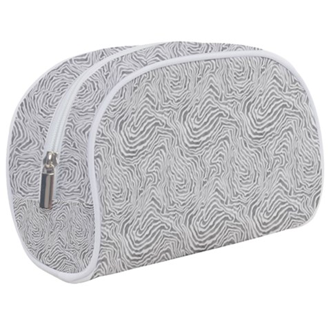 Light Grey Snake Make Up Case (Medium) from ArtsNow.com