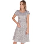 Light Grey Snake Classic Short Sleeve Dress