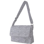 Light Grey Snake Full Print Messenger Bag (L)