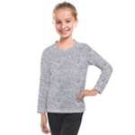 Light Grey Snake Kids  Long Mesh T-Shirt