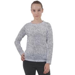 Light Grey Snake Women s Long Sleeve Raglan T
