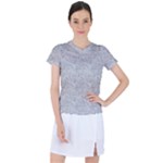 Light Grey Snake Women s Sports Top