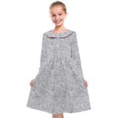 Light Grey Snake Kids  Midi Sailor Dress from ArtsNow.com