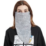 Light Grey Snake Face Covering Bandana (Triangle)