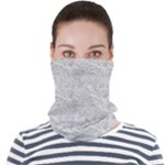 Light Grey Snake Face Seamless Bandana (Adult)
