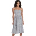 Knee-Length Strapless Bra Top Dress 