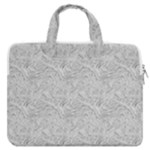 Light Grey Snake MacBook Pro 15  Double Pocket Laptop Bag 
