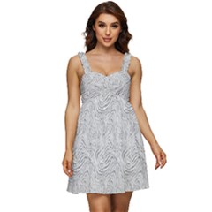 Ruffle Strap Babydoll Chiffon Dress 