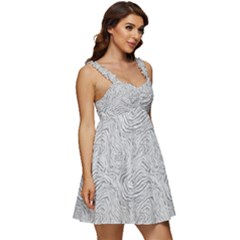Ruffle Strap Babydoll Chiffon Dress 
