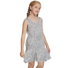 Kids  Sleeveless Tiered Mini Dress 