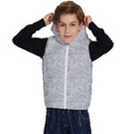 Light Grey Snake Kids  Stylish Hooded Puffer Vest