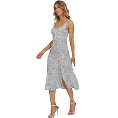 Women s Sleeveless Corset Midi Dress 