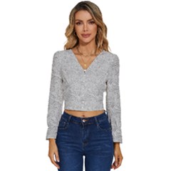Long Sleeve V-Neck Top 