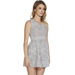 Sleeveless High Waist Mini Dress 