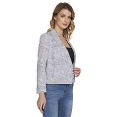 Women s Long Sleeve Revers Collar Cropped Jacket 