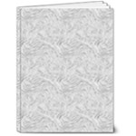 Light Grey Snake 6  x 8  Hardcover Notebook
