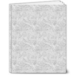 Light Grey Snake 8  x 10  Hardcover Notebook