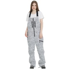 Women s Front Zip Ski And Snowboard Bib Pants 