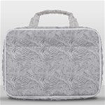 Light Grey Snake Travel Toiletry Bag With Hanging Hook