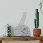 Light Grey Snake Japanese Wrist Knot Bag