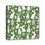 Easter bunny pattern Mini Canvas 6  x 6  (Stretched)