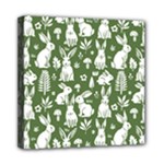 Easter bunny pattern Mini Canvas 8  x 8  (Stretched)