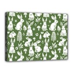 Easter bunny pattern Canvas 16  x 12  (Stretched)