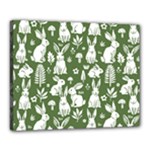 Easter bunny pattern Canvas 20  x 16  (Stretched)