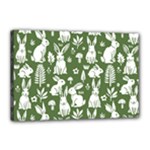 Easter bunny pattern Canvas 18  x 12  (Stretched)