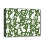 Easter bunny pattern Deluxe Canvas 16  x 12  (Stretched) 