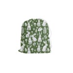 Easter bunny pattern Drawstring Pouch (Small)
