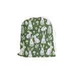 Easter bunny pattern Drawstring Pouch (Medium)