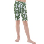 Easter bunny pattern Kids  Mid Length Swim Shorts