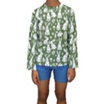 Easter bunny pattern Kids  Long Sleeve Swimwear