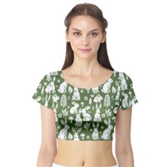 Short Sleeve Crop Top 
