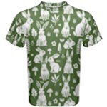 Easter bunny pattern Men s Cotton T-Shirt