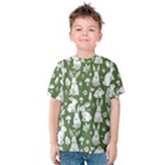 Easter bunny pattern Kids  Cotton T-Shirt
