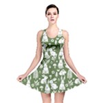 Easter bunny pattern Reversible Skater Dress