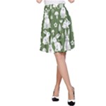 Easter bunny pattern A-Line Skirt