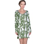 Easter bunny pattern Long Sleeve Nightdress