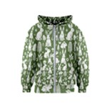 Easter bunny pattern Kids  Zipper Hoodie