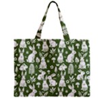 Easter bunny pattern Zipper Mini Tote Bag
