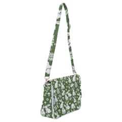 Shoulder Bag with Back Zipper 