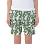 Easter bunny pattern Women s Basketball Shorts
