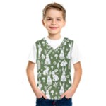 Easter bunny pattern Kids  Basketball Tank Top