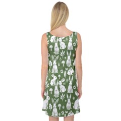 Sleeveless Satin Nightdress Back
