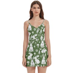 Body Wrap Sleeveless V-Neck Mini Dress 